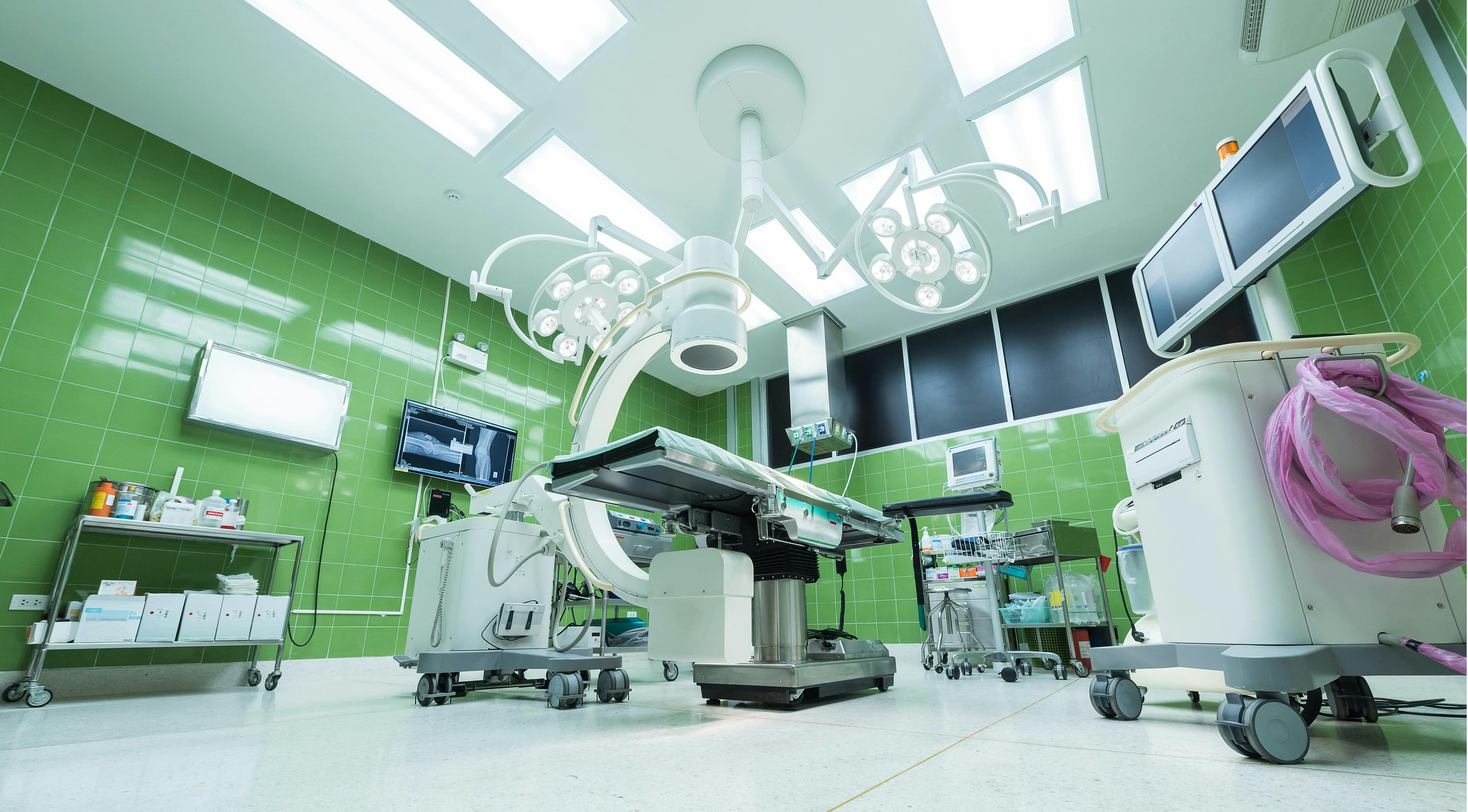 Modern hospital in Portugal
